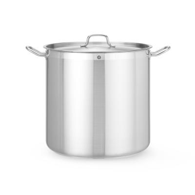 Vysoký hrnec na dušení – s poklicí, HENDI, Profi Line, 50L, ⌀400x(H)400mm | 832806